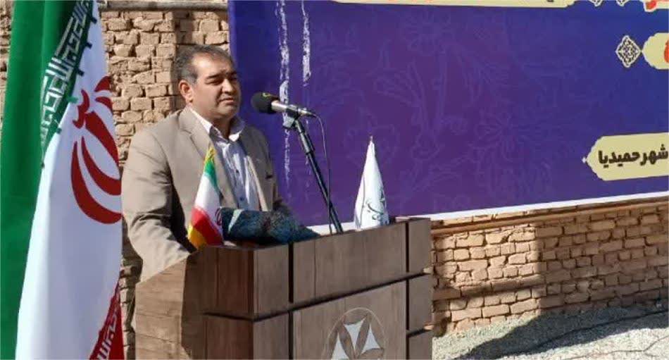 🔻آغاز عملیات ساخت ایستگاه آتش‌نشانی در شهر حمیدیا یزد