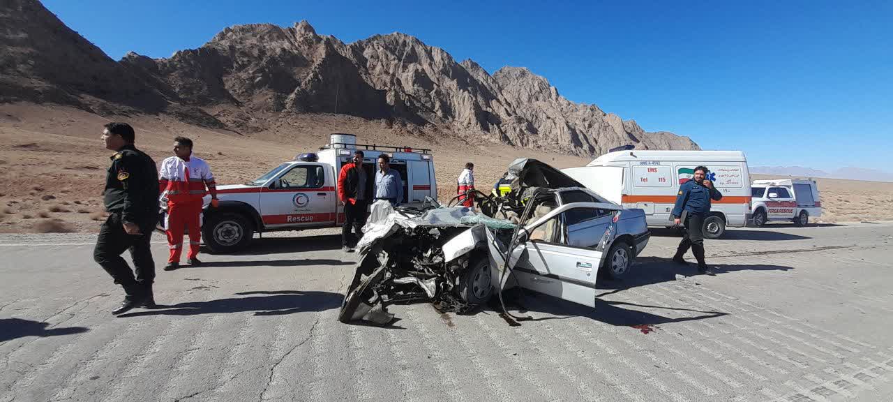 *تصادف مرگبار پژو ۴۰۵ و تریلی در محور تنگ‌چنار مهریز؛ دو نفر جان باختند*